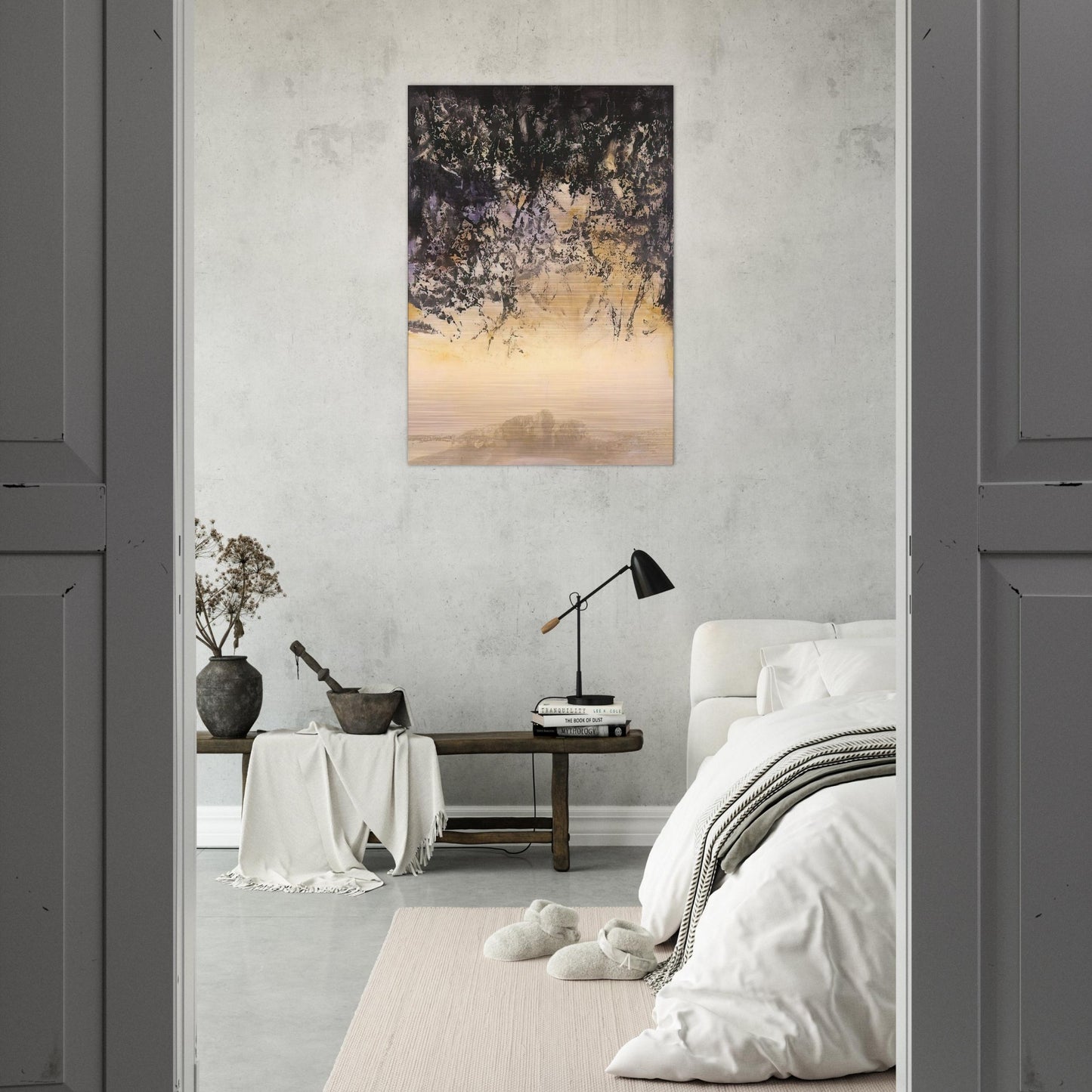 11 11 1996 1996 - Zao Wou-Ki Brushed Aluminum Print - 70x100 cm / 28x40 inches | Zao Wou-Ki Aluminum Print | Zao Wou-Ki Prints