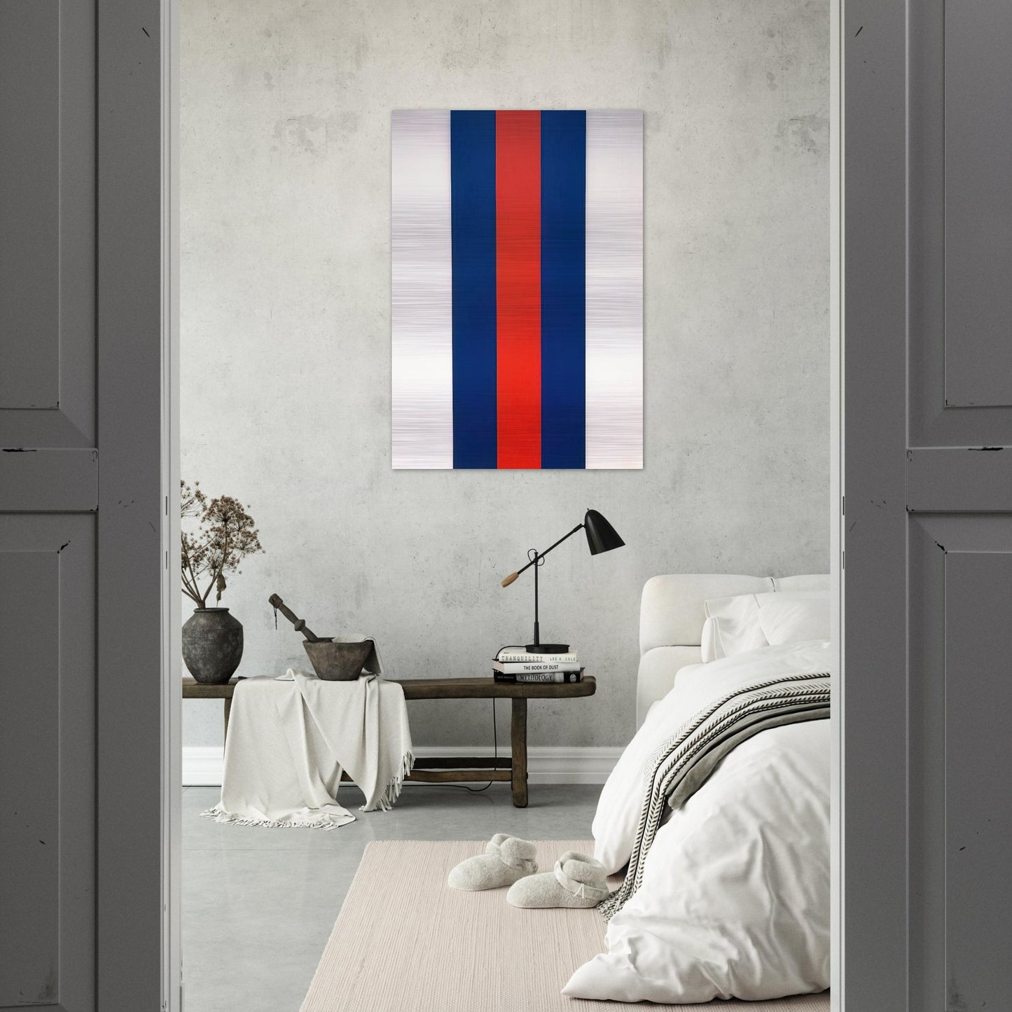 Voice of Fire - Barnett Newman Brushed Aluminum Print - 70x100 cm / 28x40 inches | Barnett Newman Aluminum Print | Barnett Newman Prints