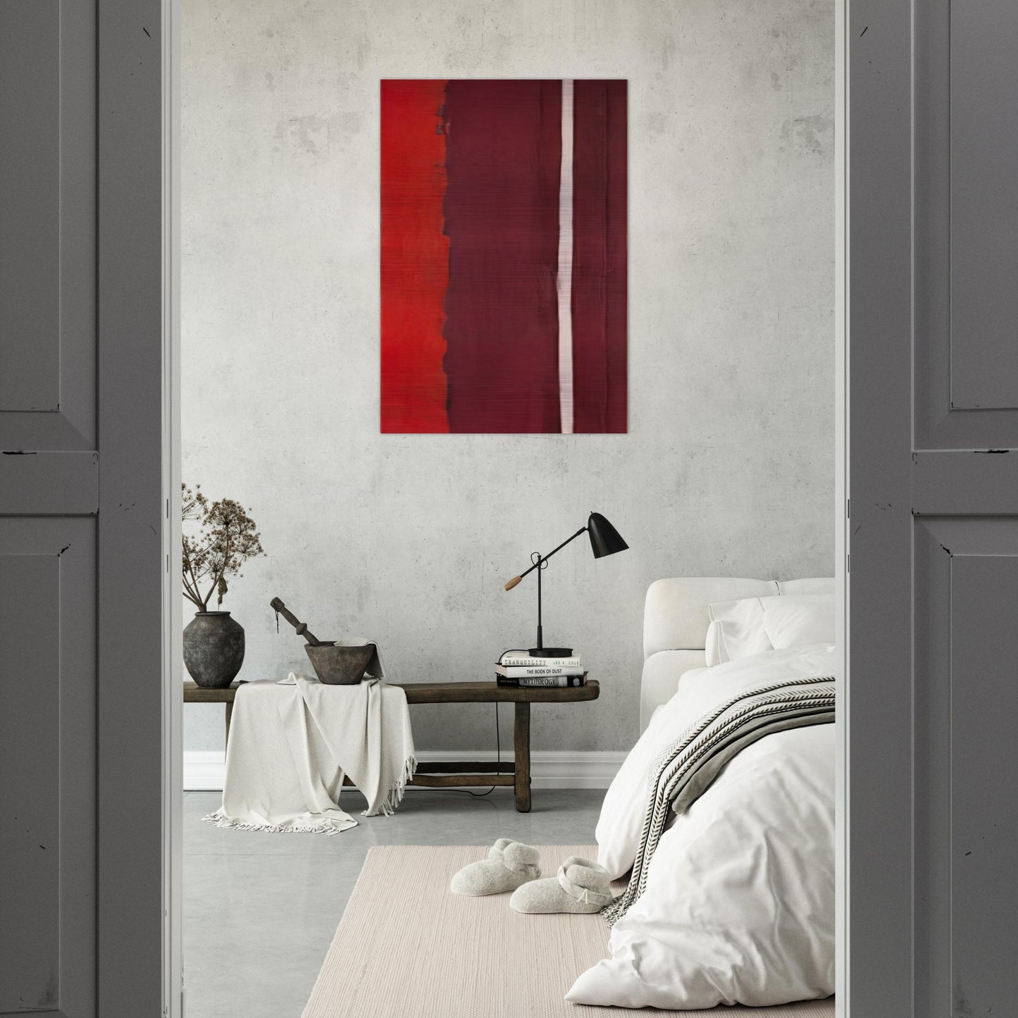Untitled I - Barnett Newman Brushed Aluminum Print - 70x100 cm / 28x40 inches | Barnett Newman Aluminum Print | Barnett Newman Prints