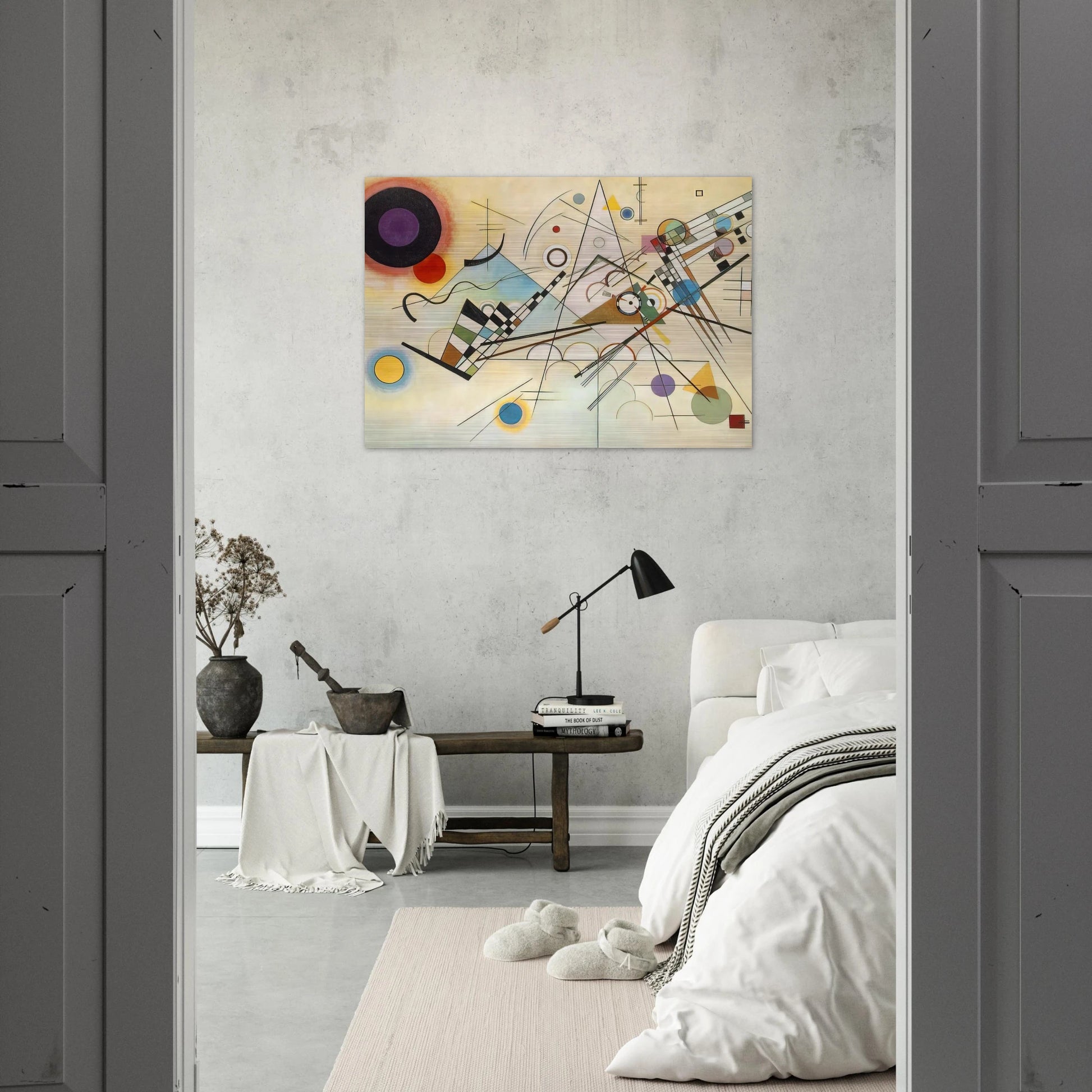 COMPOSITION VIII 1923 - Wassily Kandinsky Brushed Aluminum Print - 70x100 cm / 28x40 inches | Wassily Kandinsky Aluminum Print | Wassily Kandinsky Prints
