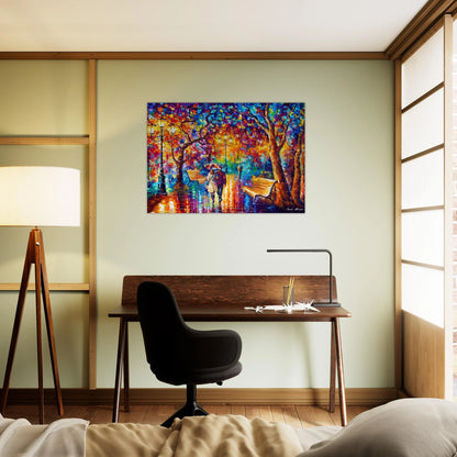 Leonid Afremov - Leonid Afremov Brushed Aluminum Print - 70x100 cm / 28x40 inches | Leonid Afremov Aluminum Print | Leonid Afremov Prints