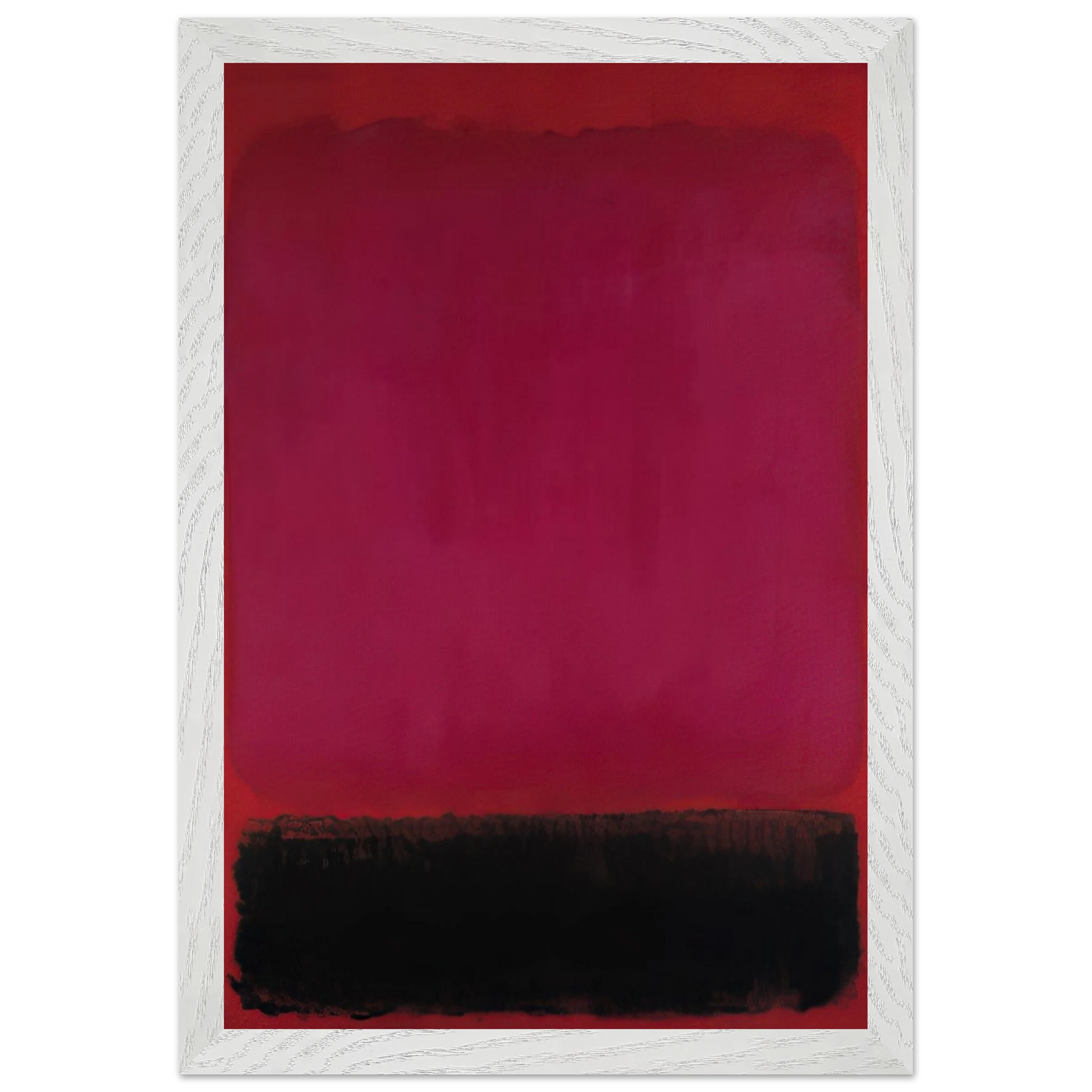 Helen Frankenthaler - Untitled - 1967 Wall art - A2 (42 x 59.4  cm) - Premium Wooden Framed Poster With Fine Art Paper-canvas - Wood frame