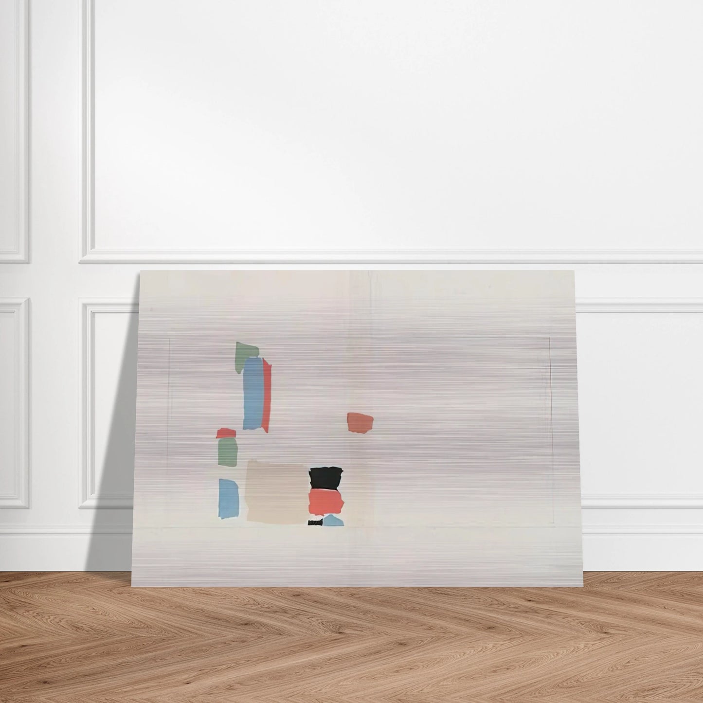 Abstract Composition - Lyrical Abstraction - Nicolas de Stael Brushed Aluminum Print - 70x100 cm / 28x40 inches | Nicolas de Stael Aluminum Print | Nicolas de Stael Prints
