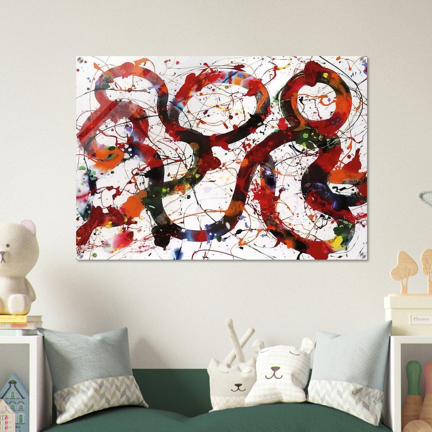 Untitled  SFP88-12  - Sam Francis Acrylic Print - 70x100 cm / 28x40″ inches