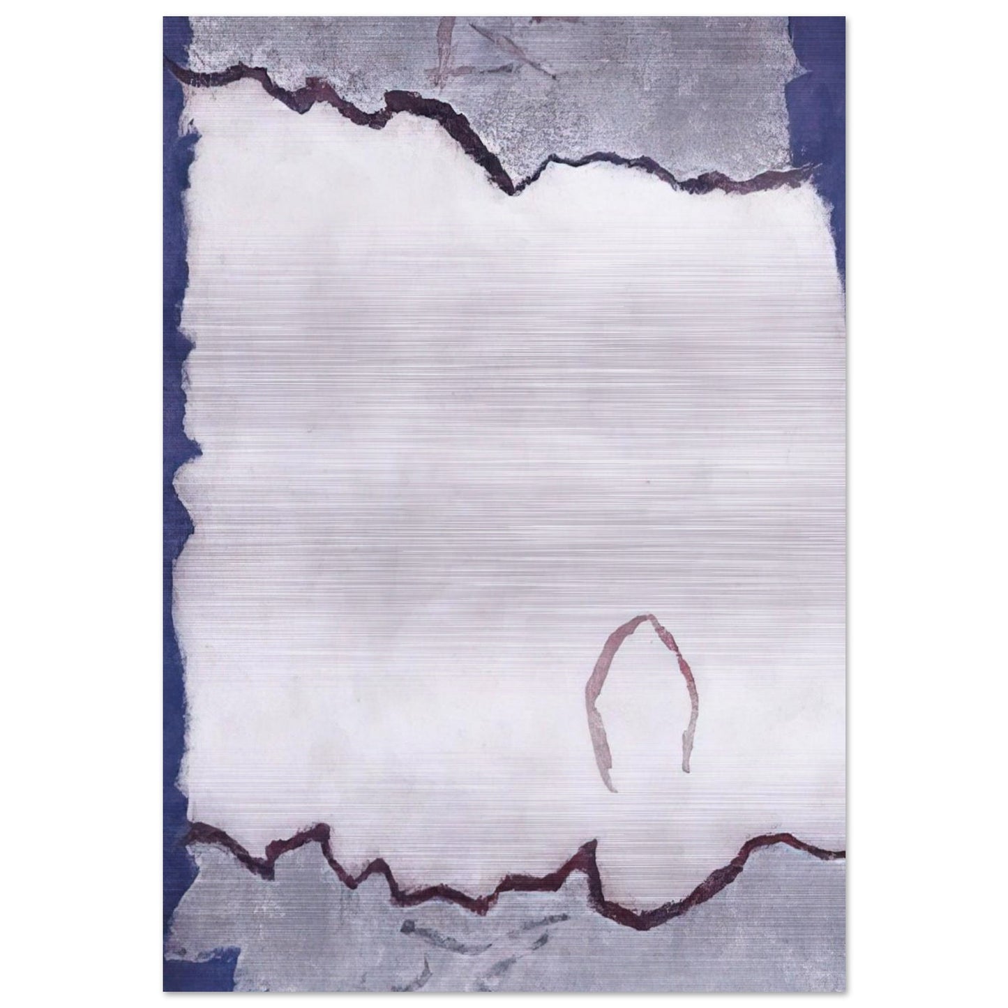Edge of White Dawn #1 - 1982 - Theodoros Stamos Brushed Aluminum Print - 70x100 cm / 28x40 inches | Theodoros Stamos Aluminum Print | Theodoros Stamos Prints