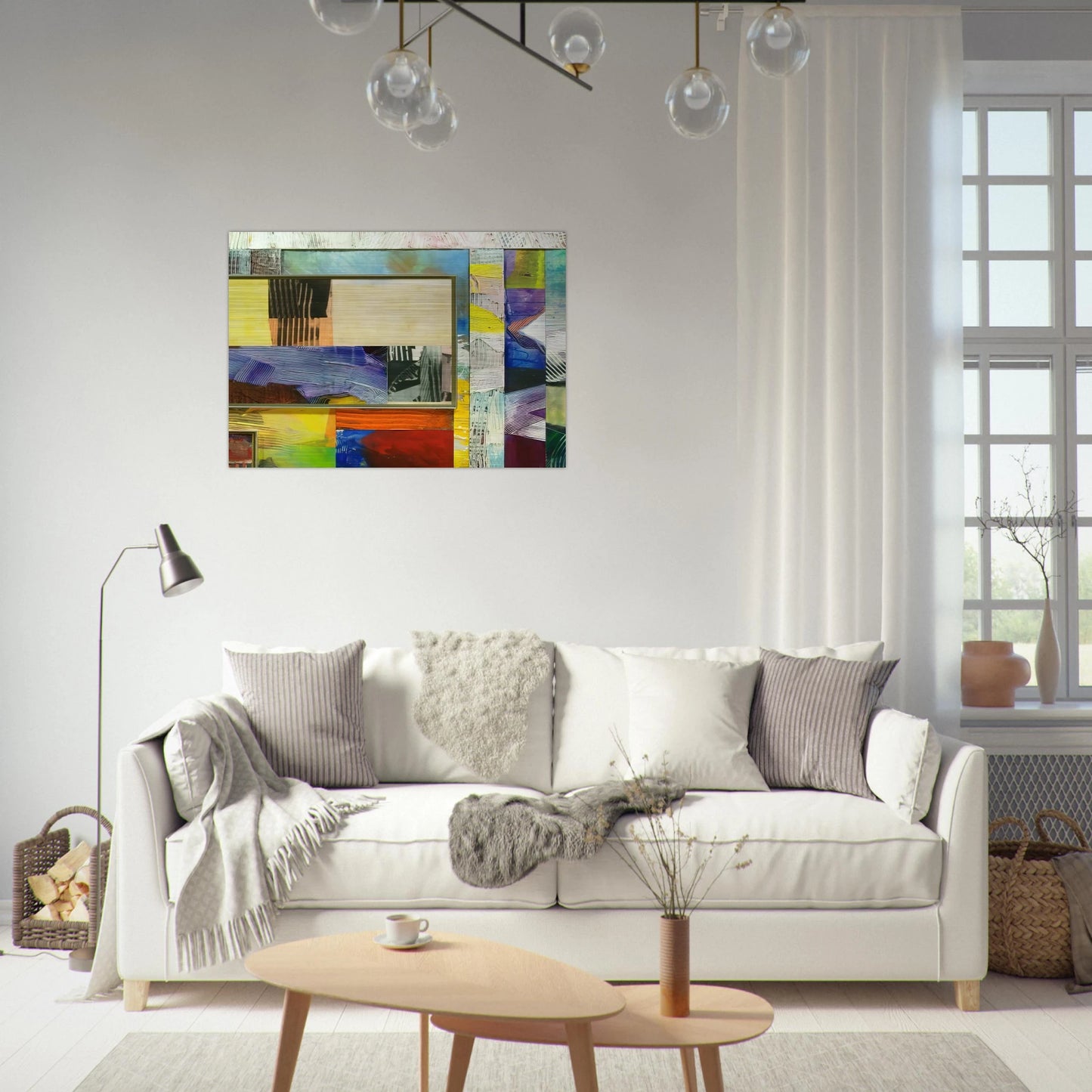 Time Before History - Sam Gilliam Brushed Aluminum Print - 70x100 cm / 28x40 inches | Sam Gilliam Aluminum Print | Sam Gilliam Prints