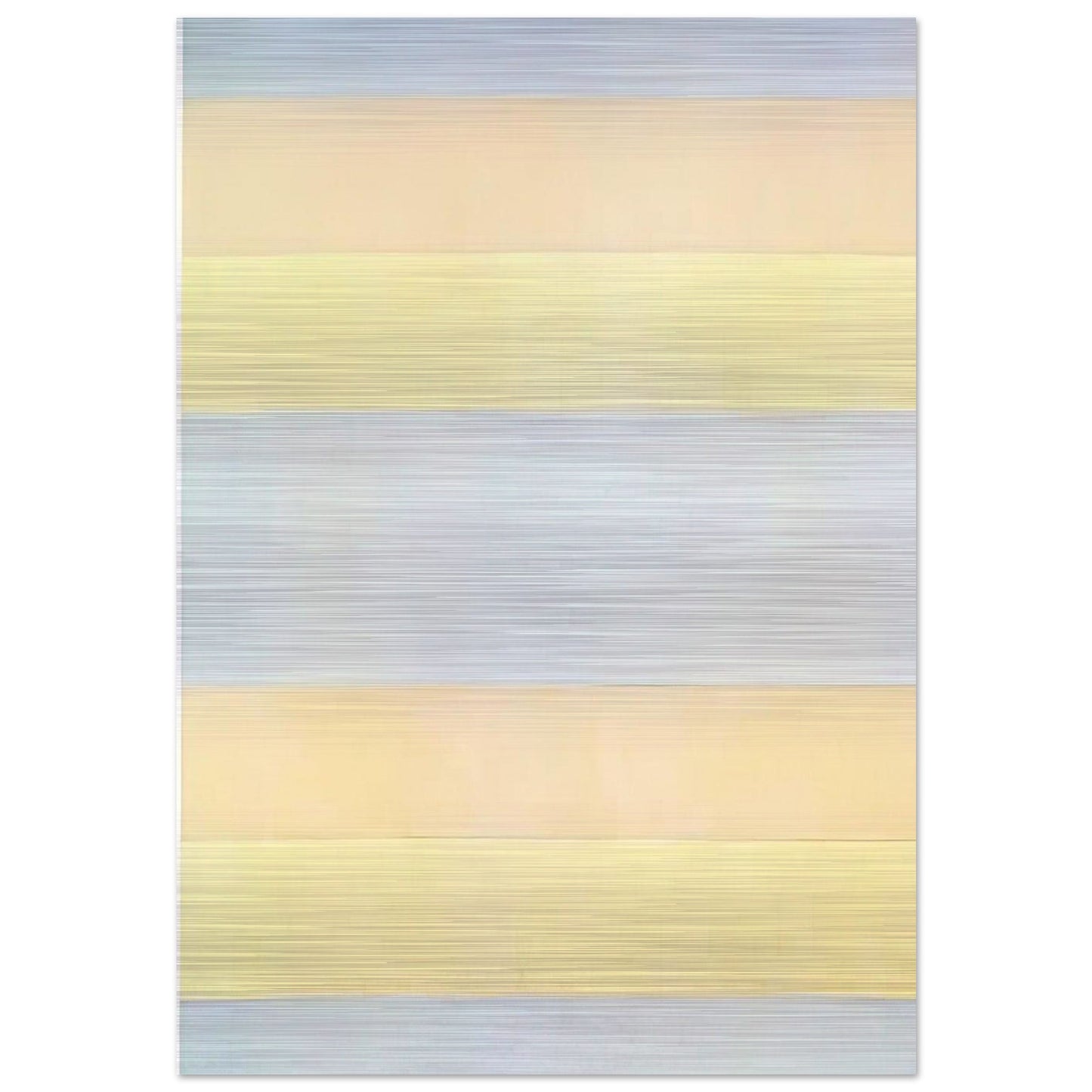 With My Back to the World - Agnes Martin Brushed Aluminum Print - 70x100 cm / 28x40 inches | Agnes Martin Aluminum Print | Agnes Martin Prints