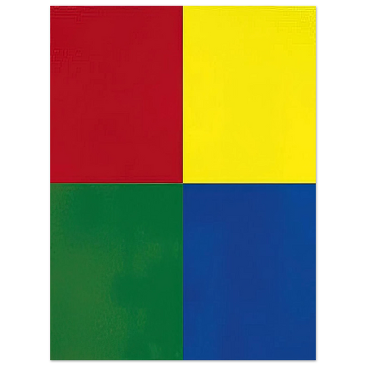 Gerhard Richter - QUATTRO COLORI 2007  75x100 cm / 30x40inches Fine Art Poster