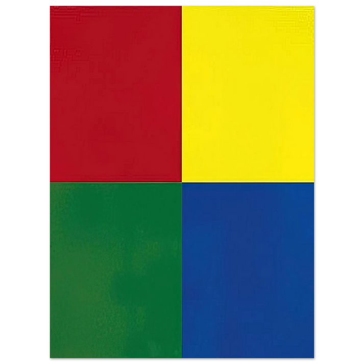 Gerhard Richter - QUATTRO COLORI 2007  75x100 cm / 30x40inches Fine Art Poster