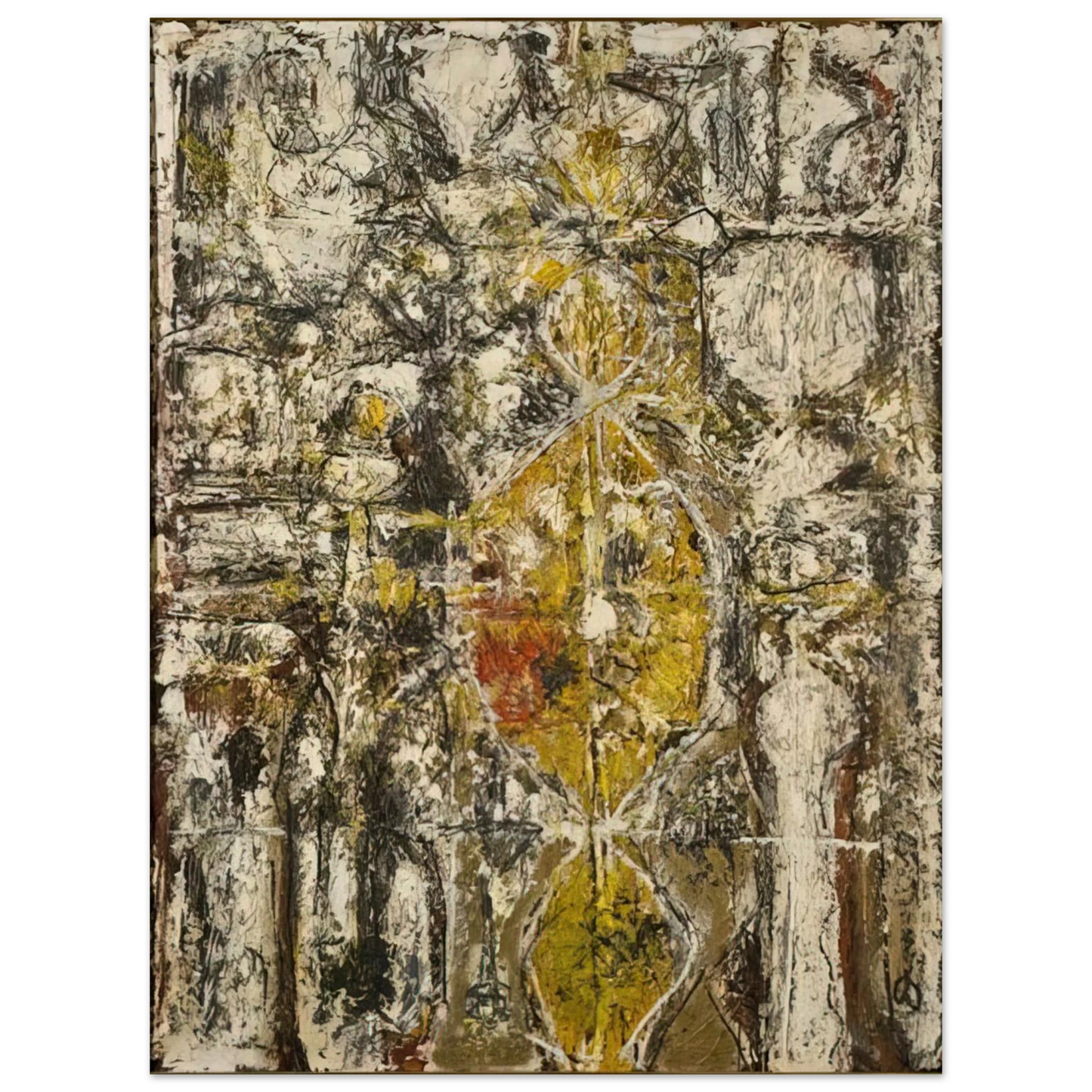 Richard Pousette-Dart - Cascella II  75x100 cm / 30x40inches Fine Art Poster