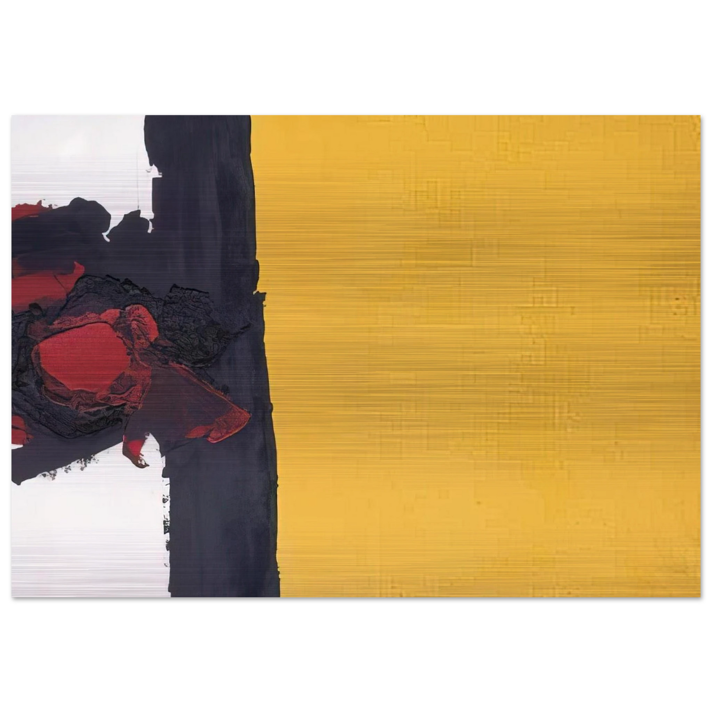 471 - Luis Feito Brushed Aluminum Print - 70x100 cm / 28x40 inches | Luis Feito Aluminum Print | Luis Feito Prints
