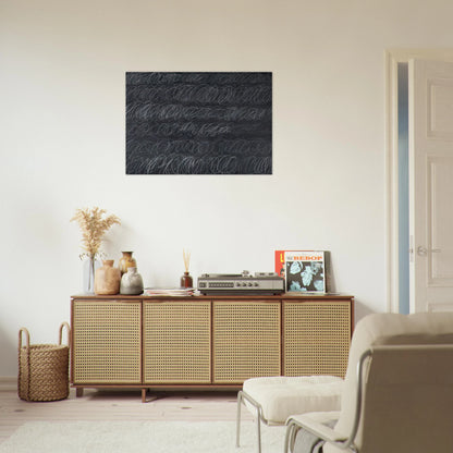 Cold Stream - Cy Twombly Brushed Aluminum Print - 70x100 cm / 28x40 inches | Cy Twombly Aluminum Print | Cy Twombly Prints