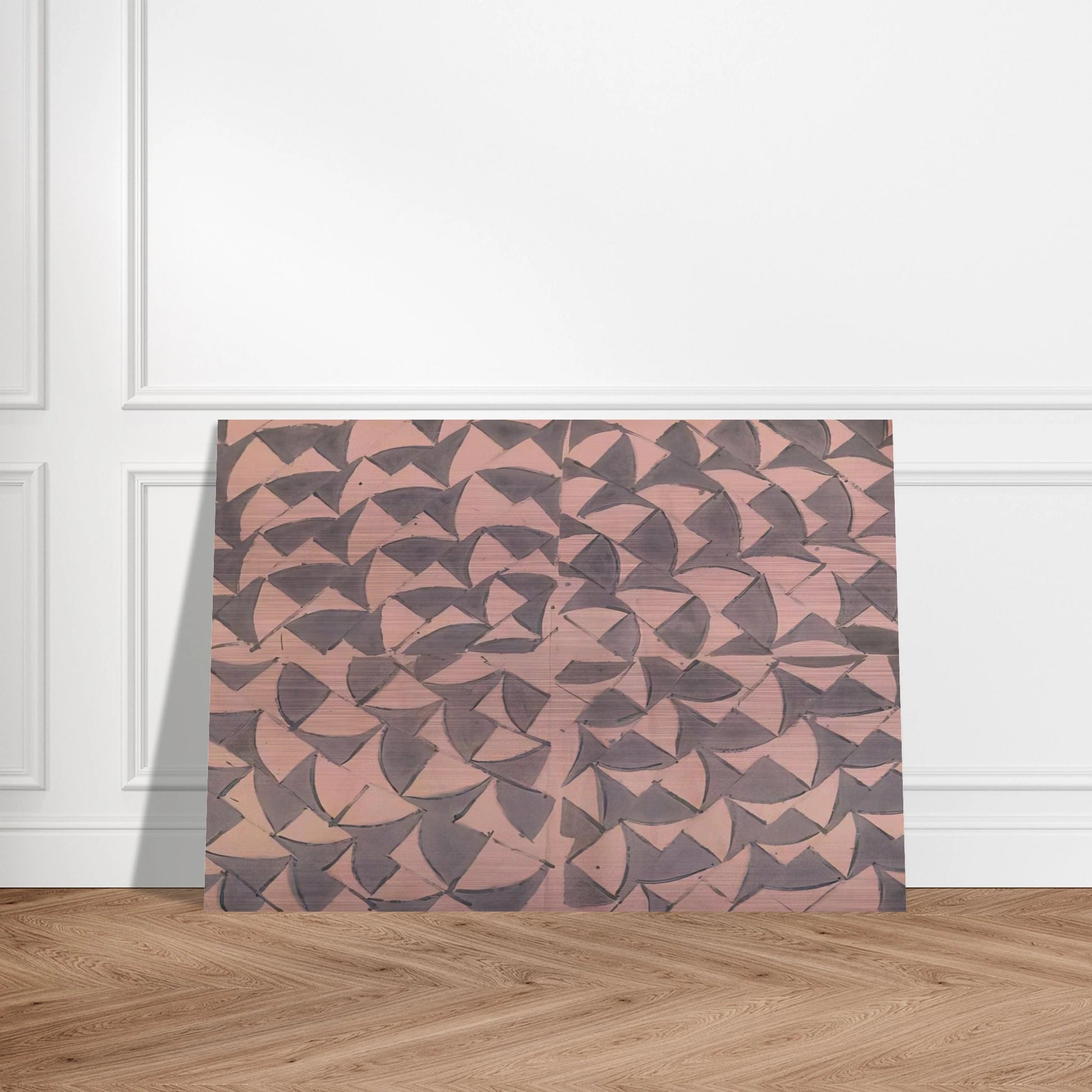 Rosa grigio grande - 1973 - Carla Accardi Brushed Aluminum Print - 70x100 cm / 28x40 inches | Carla Accardi Aluminum Print | Carla Accardi Prints