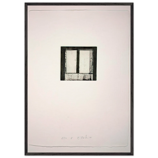 Focus II - 1980 - Brice Marden 70x100 cm / 28x40 inches Framed Art Print – Black Wooden Frame