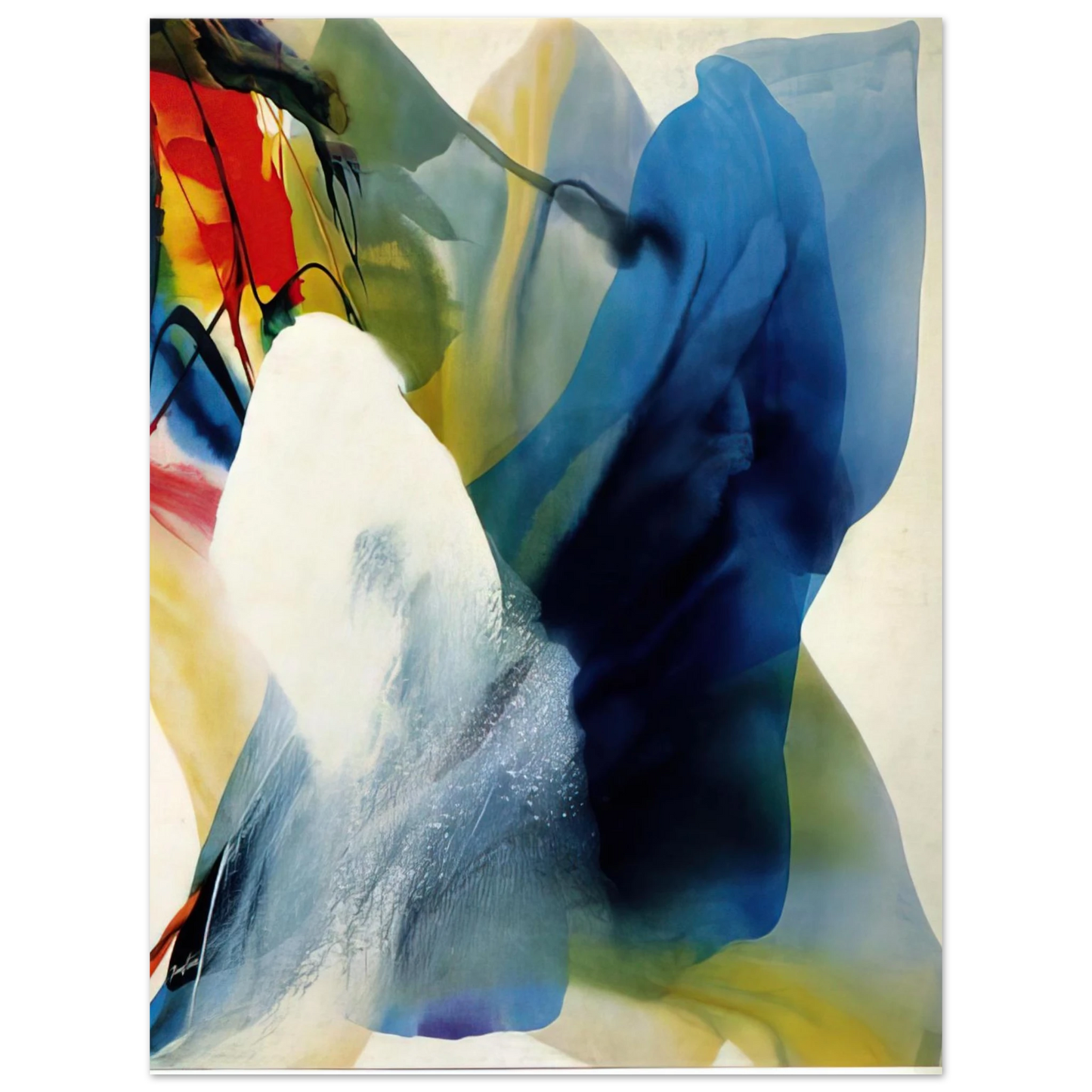 Paul Jenkins - Phenomena Graced by Three - 1968  75x100 cm / 30x40inches Fine Art Poster