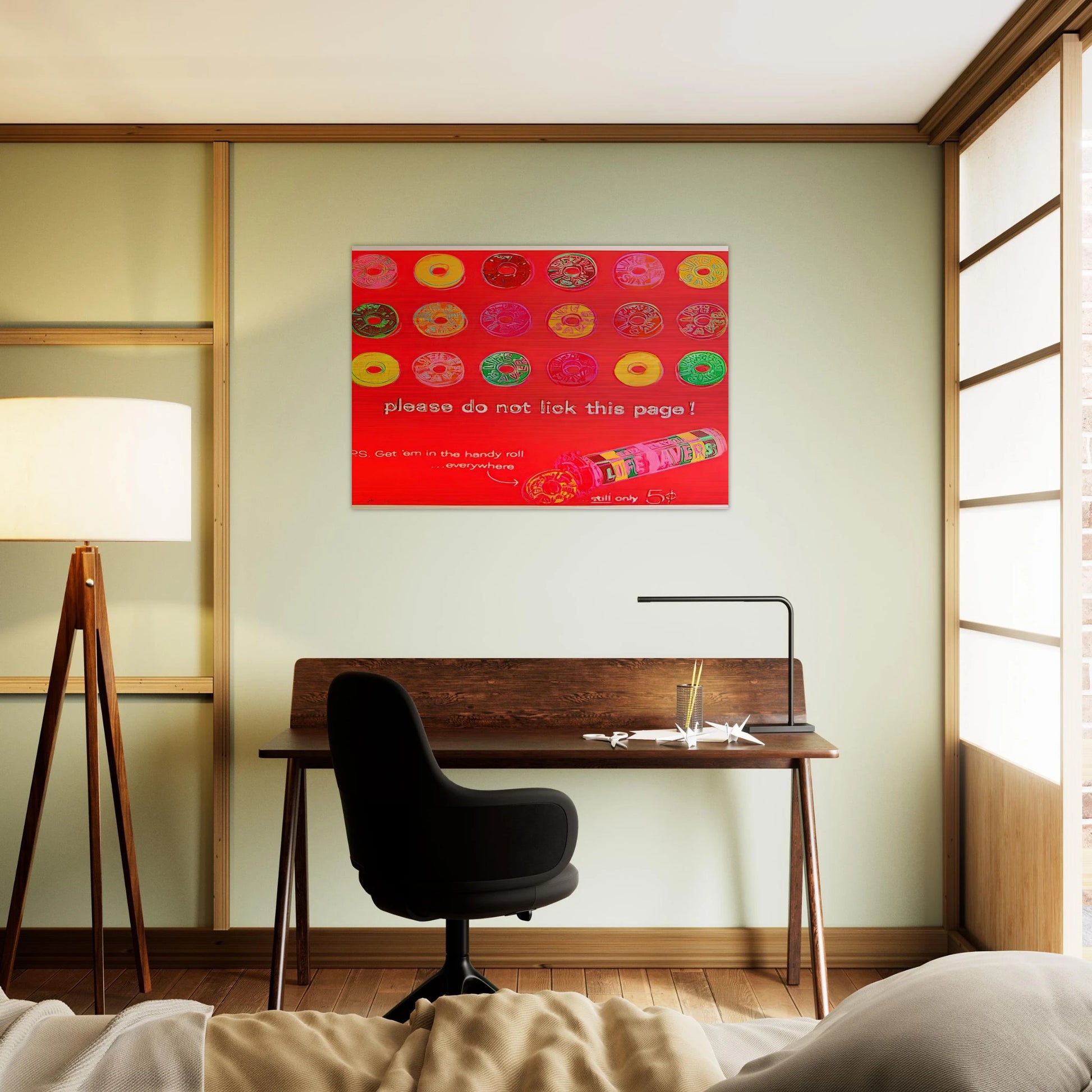 Life Savers - Andy Warhol Brushed Aluminum Print - 70x100 cm / 28x40 inches | Andy Warhol Aluminum Print | Andy Warhol Prints