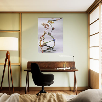 EXTEND EXPAND 1983 - Nancy Graves Brushed Aluminum Print - 70x100 cm / 28x40 inches | Nancy Graves Aluminum Print | Nancy Graves Prints