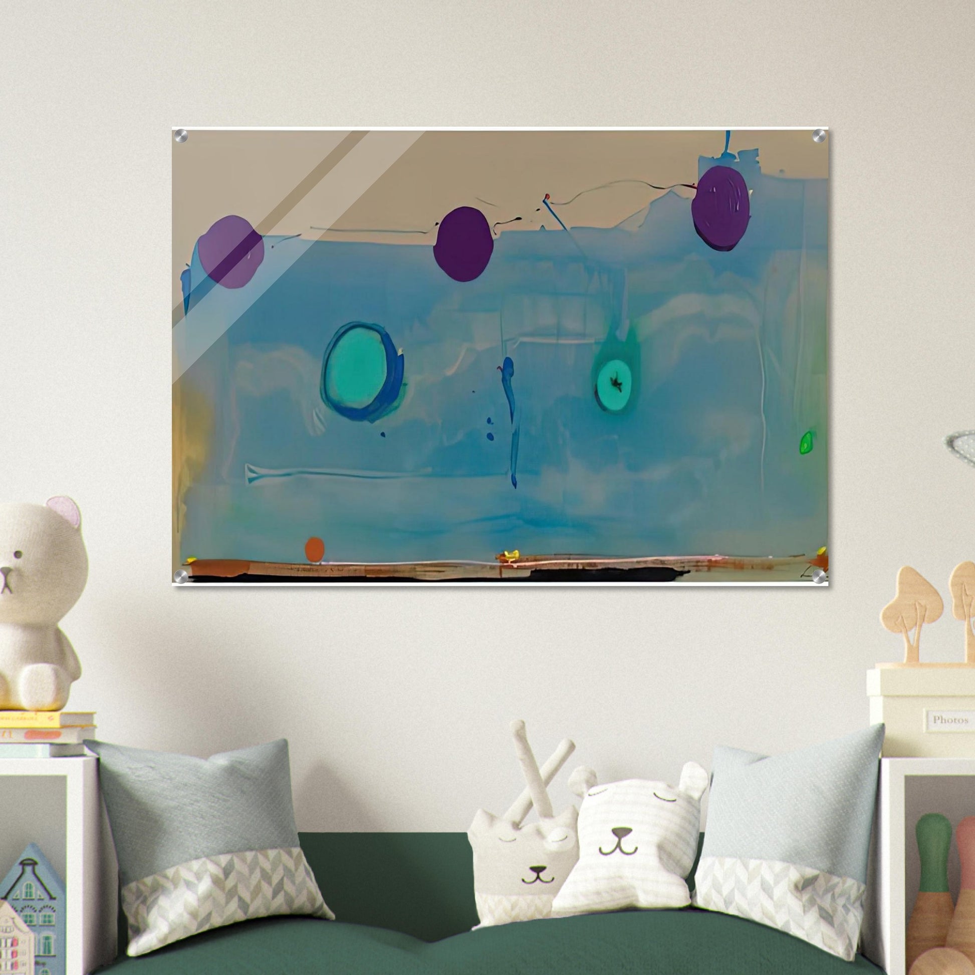 Water Shadows, 1988- - Helen Frankenthaler Acrylic Print - 70x100 cm / 28x40″ inches
