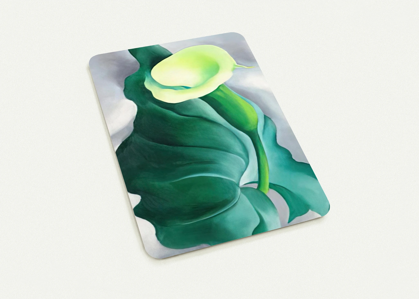 Calla Lily  Lily-Yellow No. 2  By Georgia O'Keeffe Pack of 10 Post Cards | Georgia O'Keeffe Post Cards | A6 (10.5 x 14.8 cm) - 4.1 x 5.8 inches