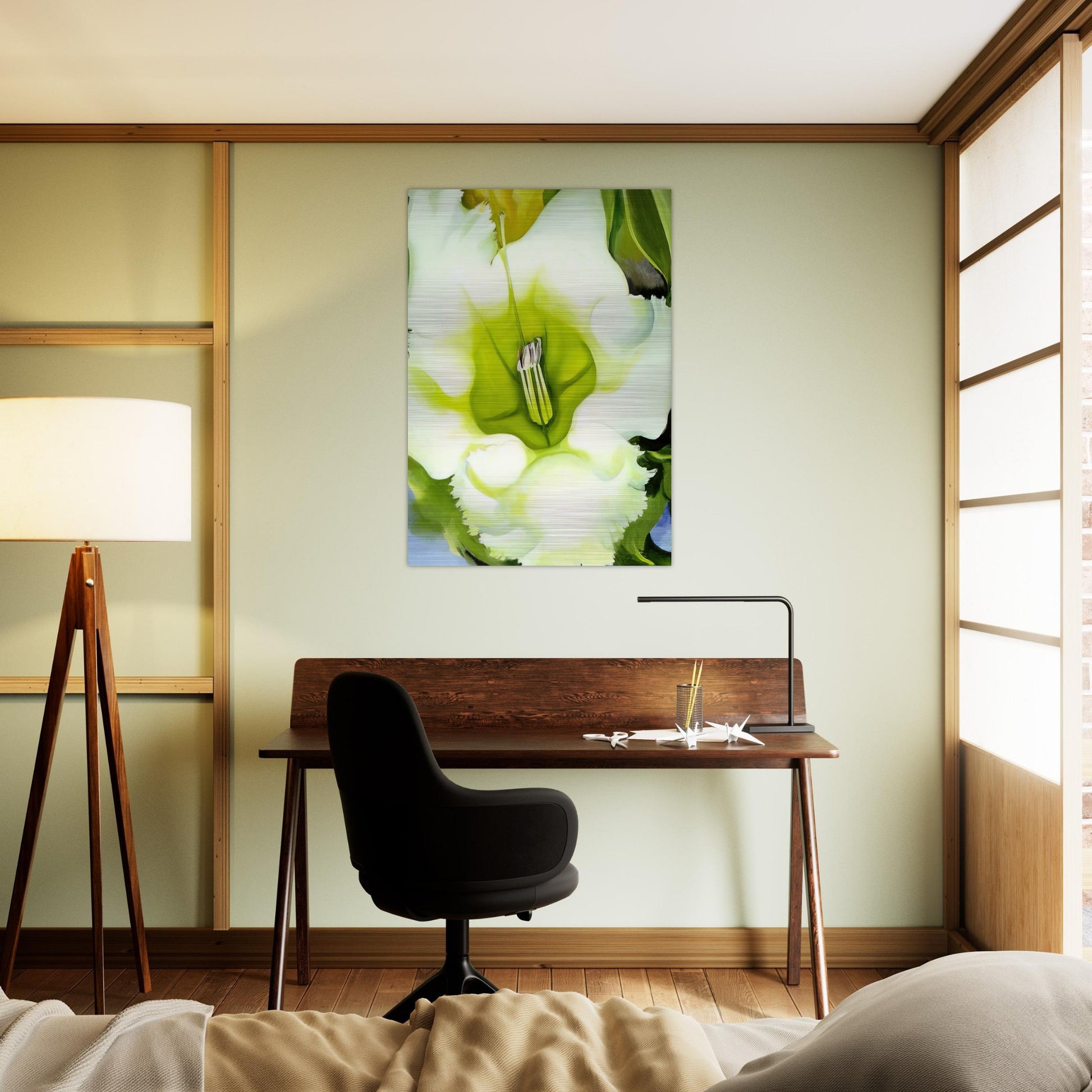 Cup Of Silver Ginger - Georgia O'Keeffe Brushed Aluminum Print - 70x100 cm / 28x40 inches | Georgia O'Keeffe Aluminum Print | Georgia O'Keeffe Prints