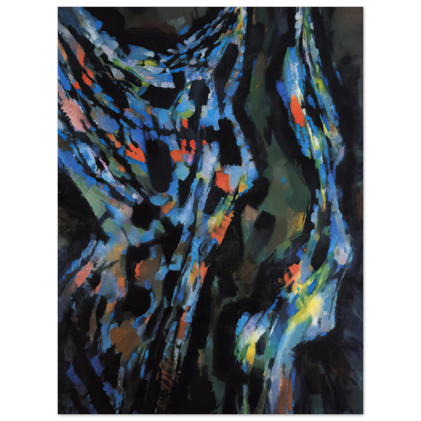 Alfred Manessier - Les TÃ©nÃ¨bres - 1962  75x100 cm / 30x40inches Fine Art Poster