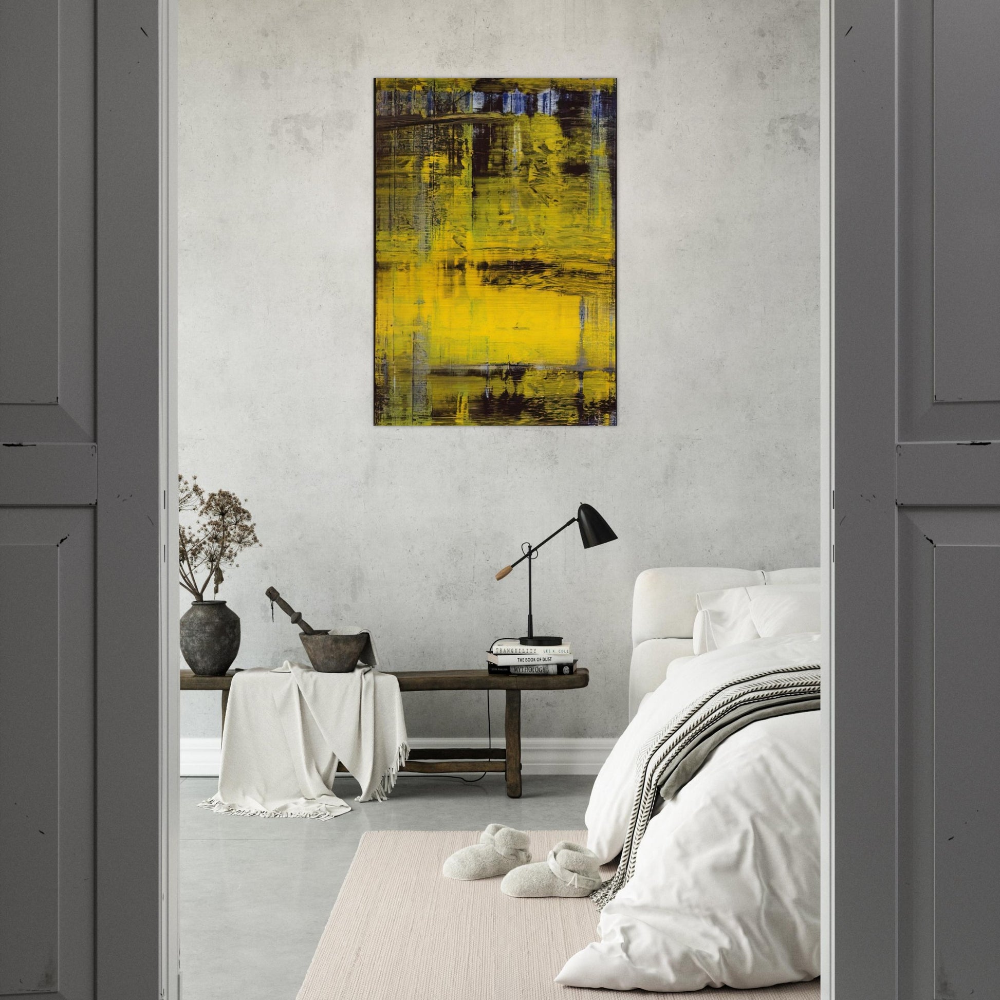 ABSTRACT PAINTING NO 809 3 - Gerhard Richter Brushed Aluminum Print - 70x100 cm / 28x40 inches | Gerhard Richter Aluminum Print | Gerhard Richter Prints