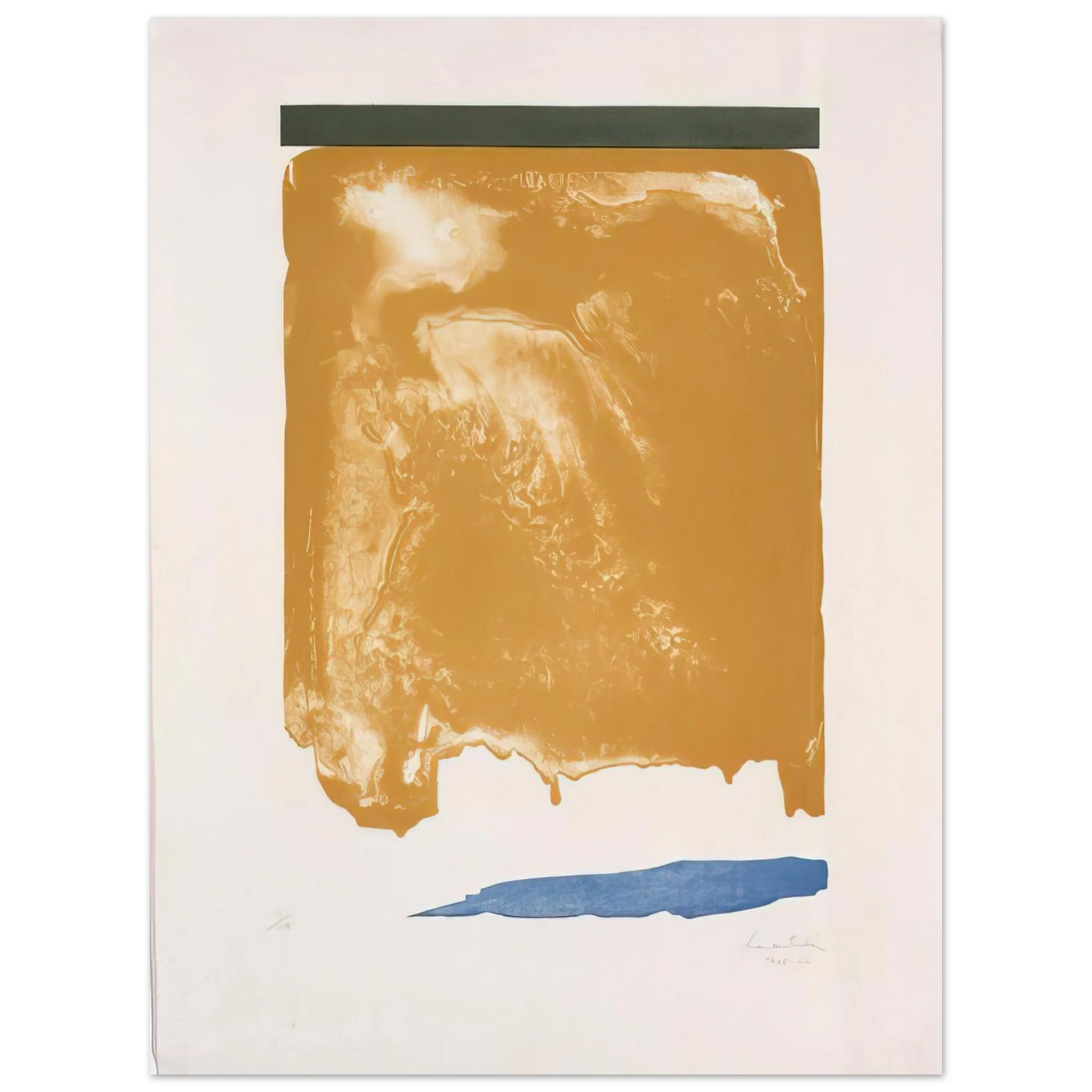 Helen Frankenthaler - Persian Garden - 1966 Wall art - 30x45 cm / 12x18 inches - Fine Art Poster-canvas - -