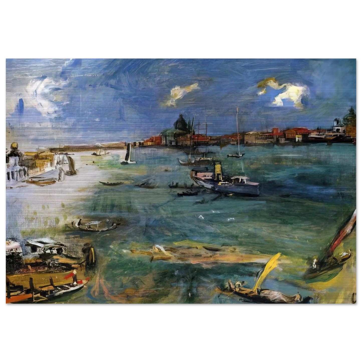 NOT_DETECTED_235881 - OSKAR KOKOSCHKA Brushed Aluminum Print - 70x100 cm / 28x40 inches | OSKAR KOKOSCHKA Aluminum Print | OSKAR KOKOSCHKA Prints