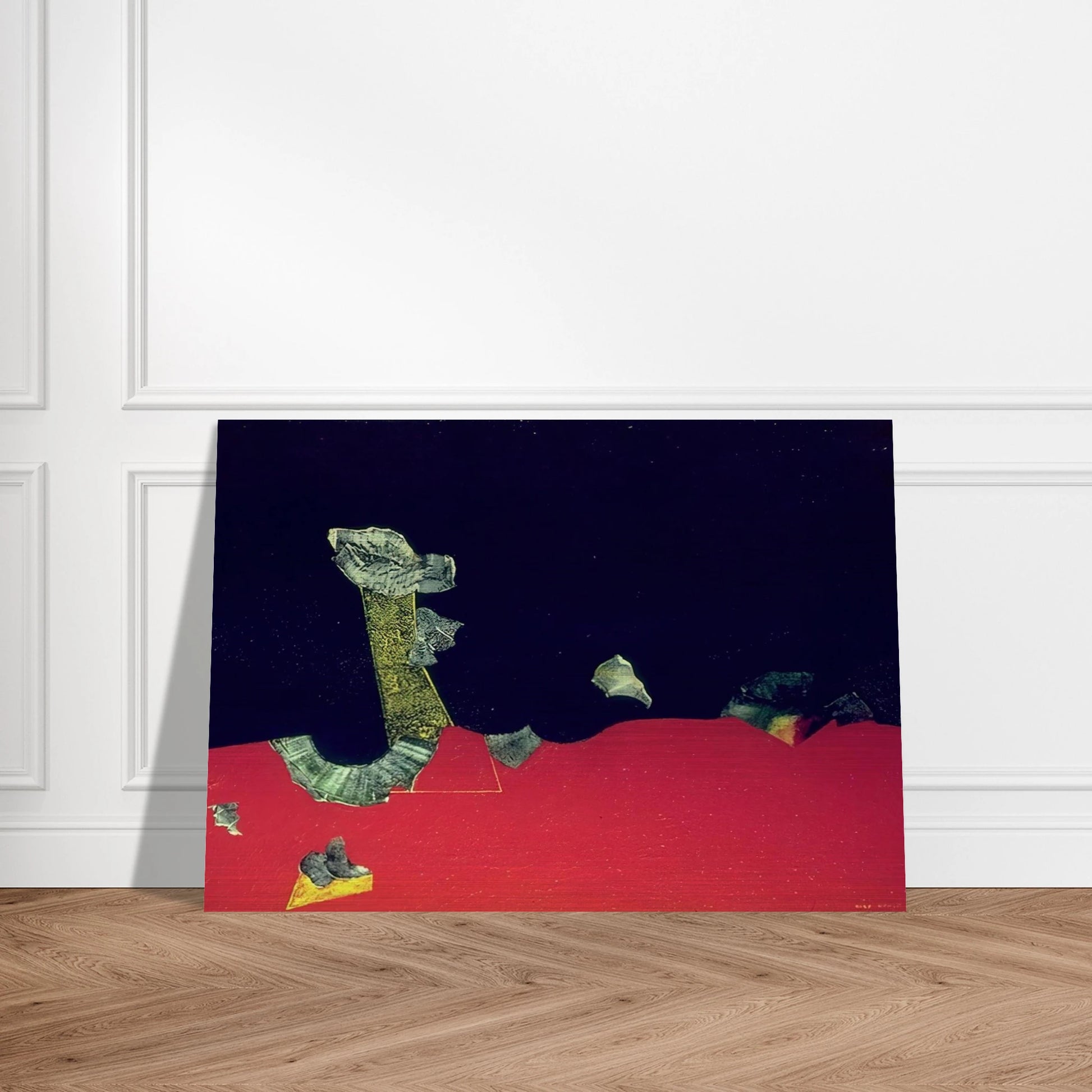 Landscape with shells - Max Ernst Brushed Aluminum Print - 70x100 cm / 28x40 inches | Max Ernst Aluminum Print | Max Ernst Prints