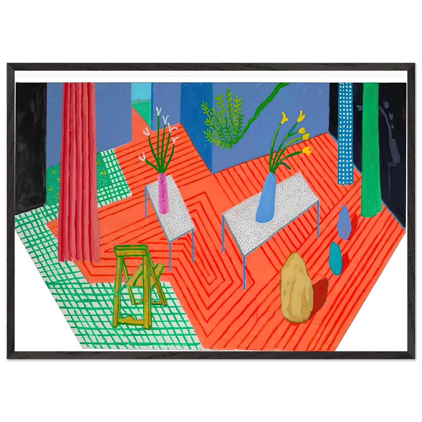 David Hockney - David Hockney Wall art - 60x80 cm / 24x32 inches - Fine Art Poster-canvas - -