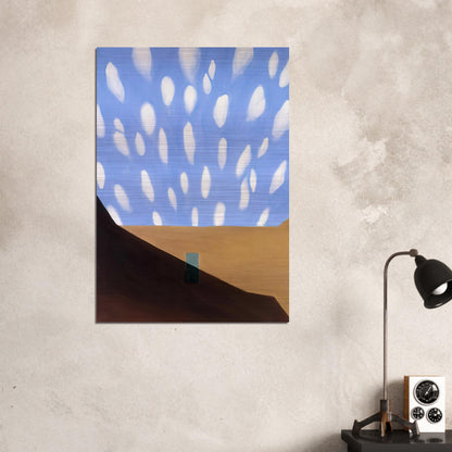 In the Patio VIII - Georgia O'Keeffe Brushed Aluminum Print - 70x100 cm / 28x40 inches | Georgia O'Keeffe Aluminum Print | Georgia O'Keeffe Prints