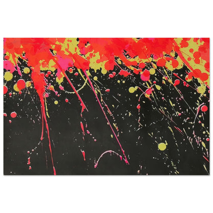 Fireworks - 1973 - Walasse Ting Art Prints - 100x150 cm / 40x60″ inches | Walasse Ting Poster | Walasse Ting Prints