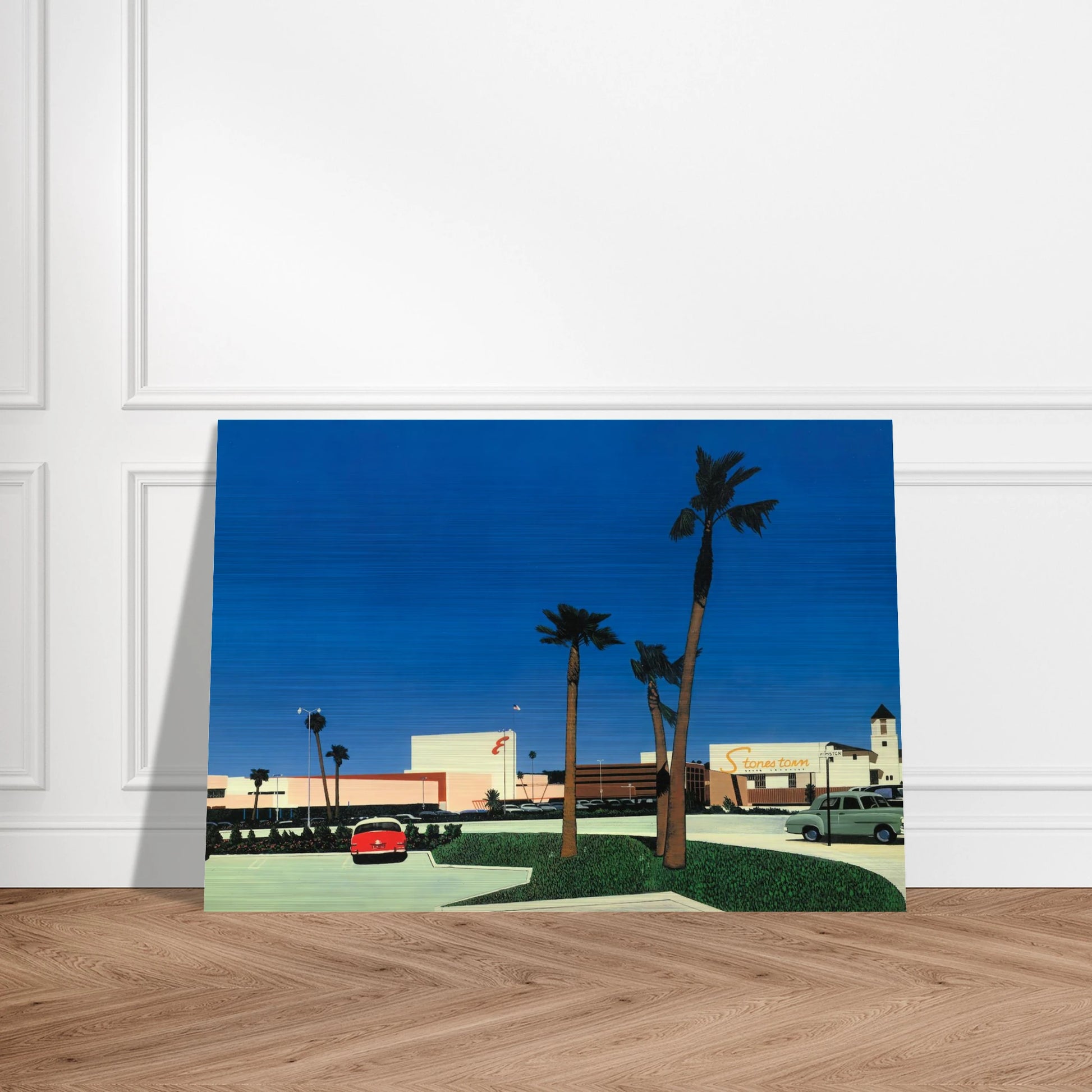 In the beginning Stonestown - Hiroshi Nagai Brushed Aluminum Print - 70x100 cm / 28x40 inches | Hiroshi Nagai Aluminum Print | Hiroshi Nagai Prints