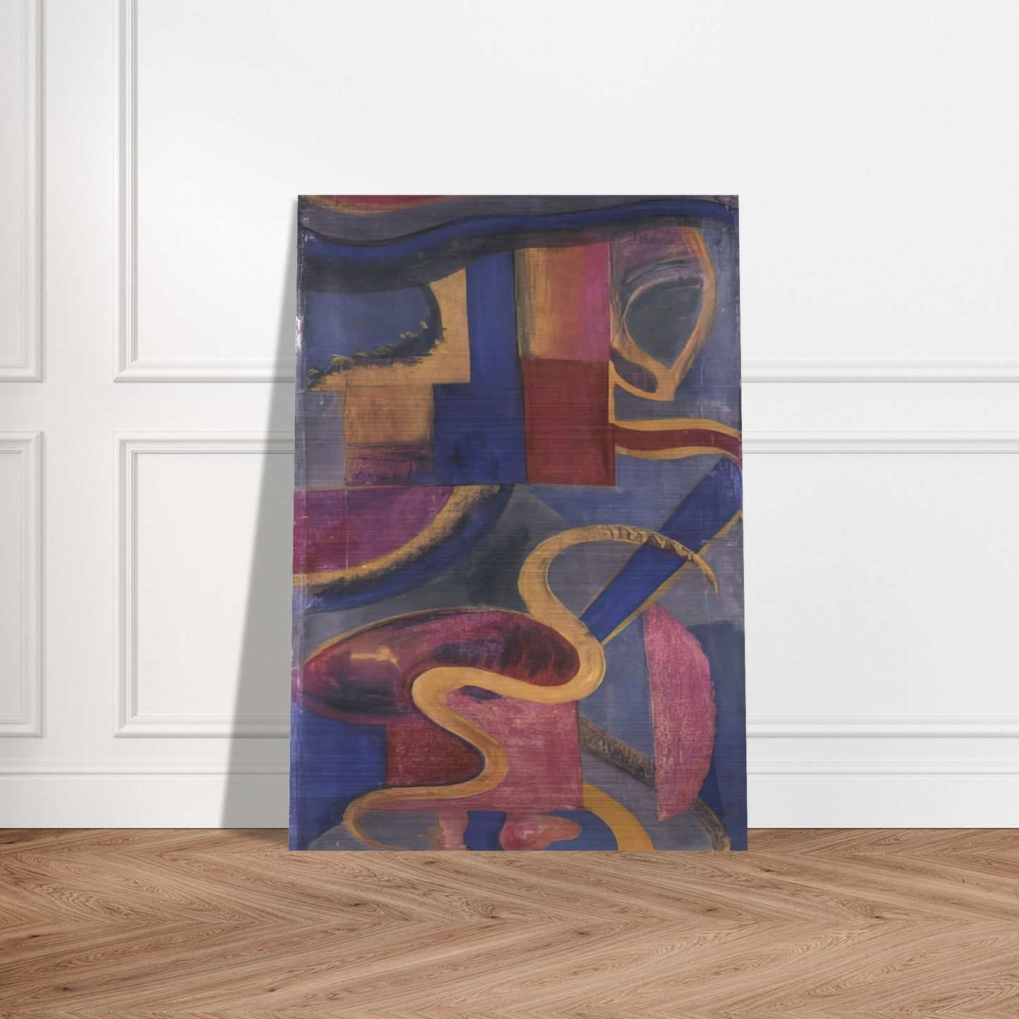 Composizione Dada - Abstract Art - Julius Evola Brushed Aluminum Print - 70x100 cm / 28x40 inches | Julius Evola Aluminum Print | Julius Evola Prints