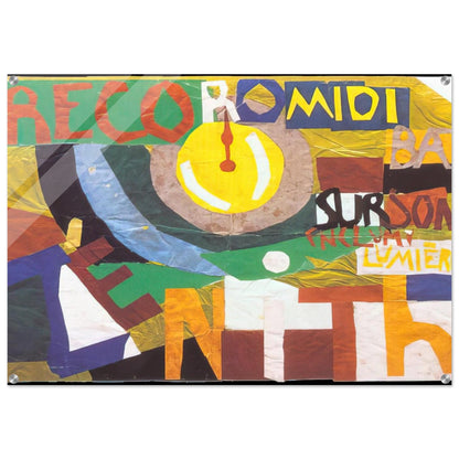 ZENITH - Sonia Delaunay Acrylic Print - 70x100 cm / 28x40″ inches