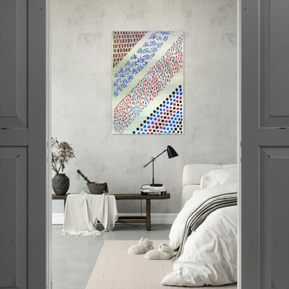 COMPOSITION 27 - Sonia Delaunay Brushed Aluminum Print - 70x100 cm / 28x40 inches | Sonia Delaunay Aluminum Print | Sonia Delaunay Prints