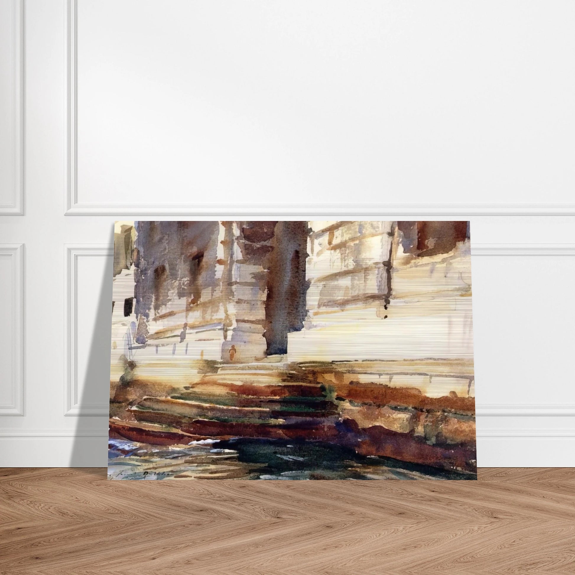 Steps of a Palace - John Singer Sargent Brushed Aluminum Print - 70x100 cm / 28x40 inches | John Singer Sargent Aluminum Print | John Singer Sargent Prints