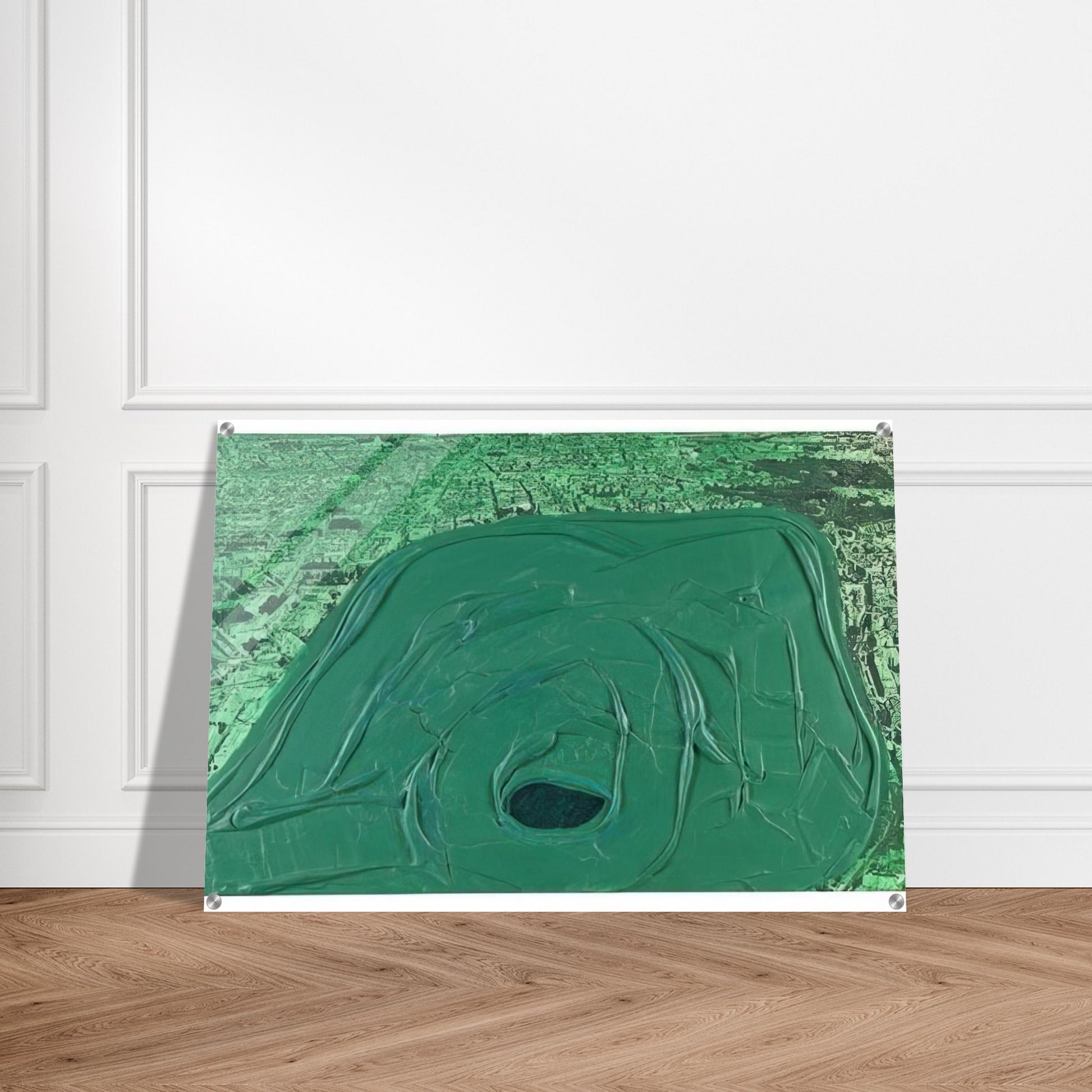 Postcard Hyde Park - 1969 - Dieter Roth Acrylic Print - 70x100 cm / 28x40″ inches | Dieter Roth Wall Art | Dieter Roth Prints