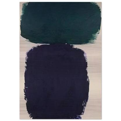 Untitled - 1961 - Ray Parker Brushed Aluminum Print - 70x100 cm / 28x40 inches | Ray Parker Aluminum Print | Ray Parker Prints