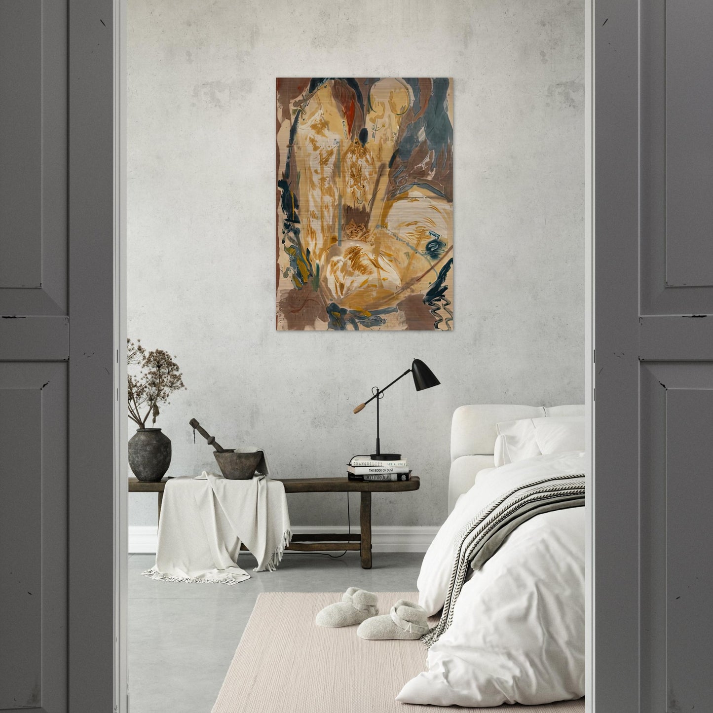 Giralda, 1956- - Helen Frankenthaler Brushed Aluminum Print - 70x100 cm / 28x40 inches | Helen Frankenthaler Aluminum Print | Helen Frankenthaler Prints