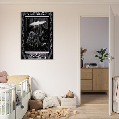 EMBLEMATA ANVIL - MC Escher Brushed Aluminum Print - 70x100 cm / 28x40 inches | MC Escher Aluminum Print | MC Escher Prints