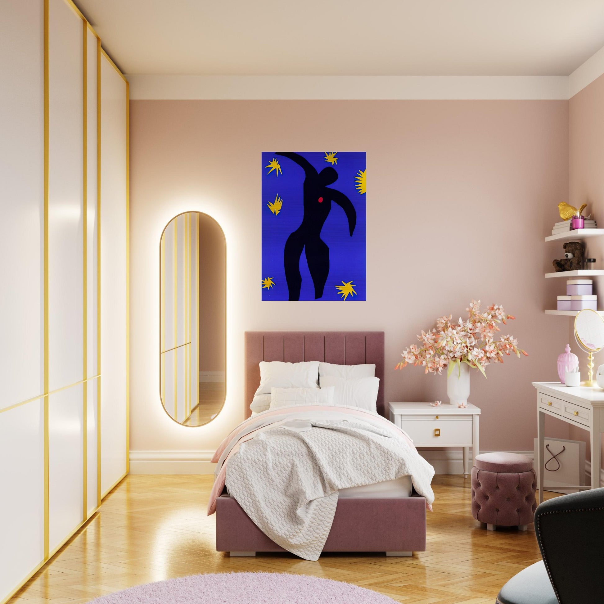 ICARUS 1944 - Henri Matisse Brushed Aluminum Print - 70x100 cm / 28x40 inches | Henri Matisse Aluminum Print | Henri Matisse Prints