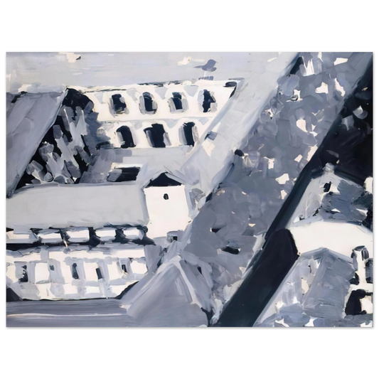 Gerhard Richter - TOWNSCAPE M5 1968  75x100 cm / 30x40inches Fine Art Poster