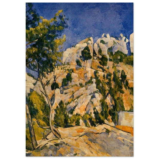 Bottom of the Ravine - Paul Cézanne Brushed Aluminum Print - 70x100 cm / 28x40 inches | Paul Cézanne Aluminum Print | Paul Cézanne Prints