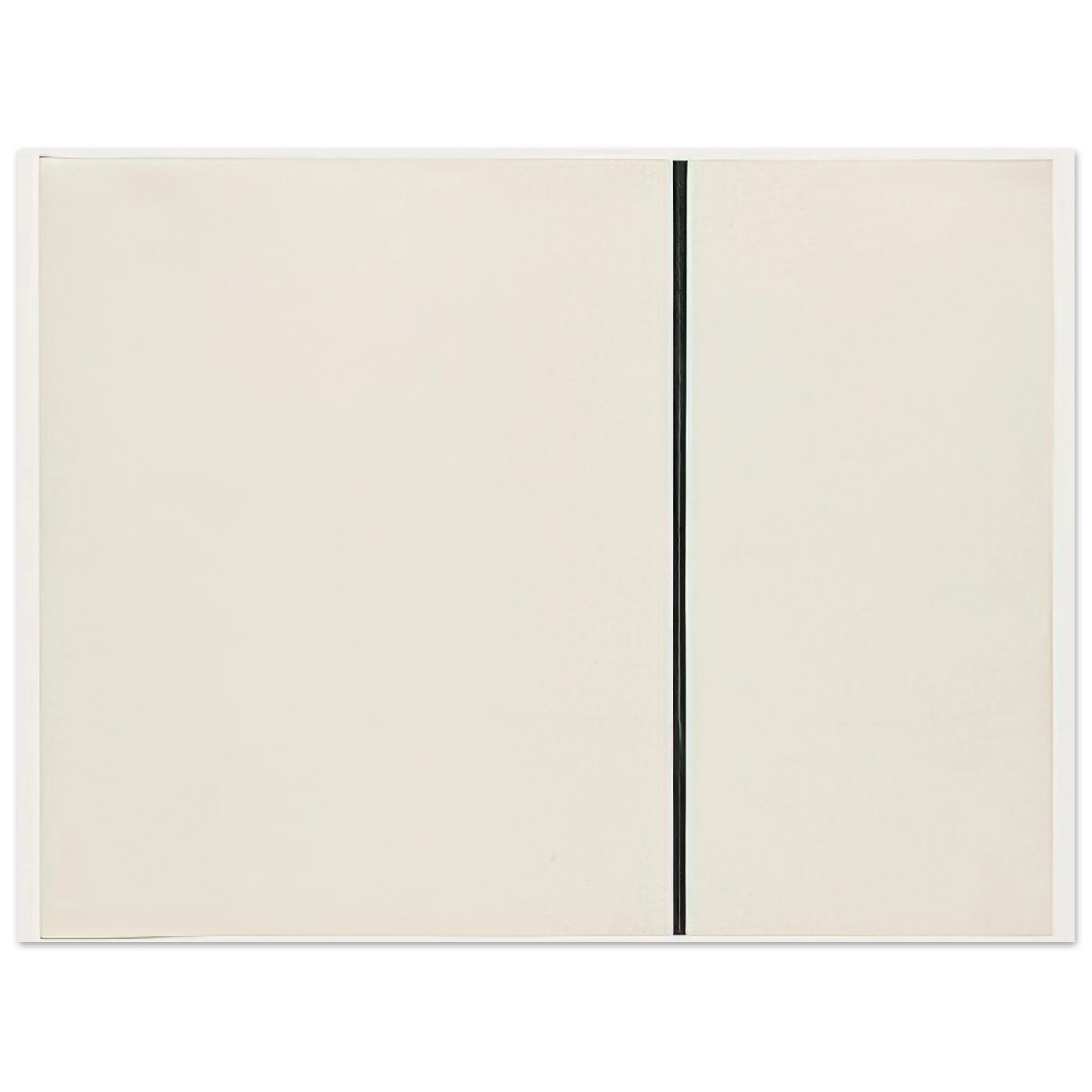 Ellsworth Kelly - Vertical Line from the series Line Form Color  75x100 cm / 30x40inches Fine Art Poster