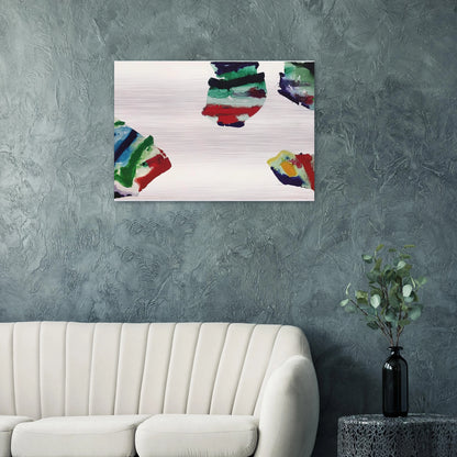 Los Angeles - Sam Francis Brushed Aluminum Print - 70x100 cm / 28x40 inches | Sam Francis Aluminum Print | Sam Francis Prints