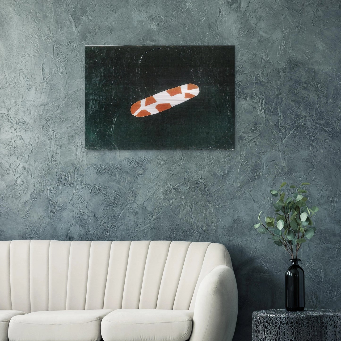 The Hermaphrodite - 1957 - Forrest Bess Brushed Aluminum Print - 70x100 cm / 28x40 inches | Forrest Bess Aluminum Print | Forrest Bess Prints