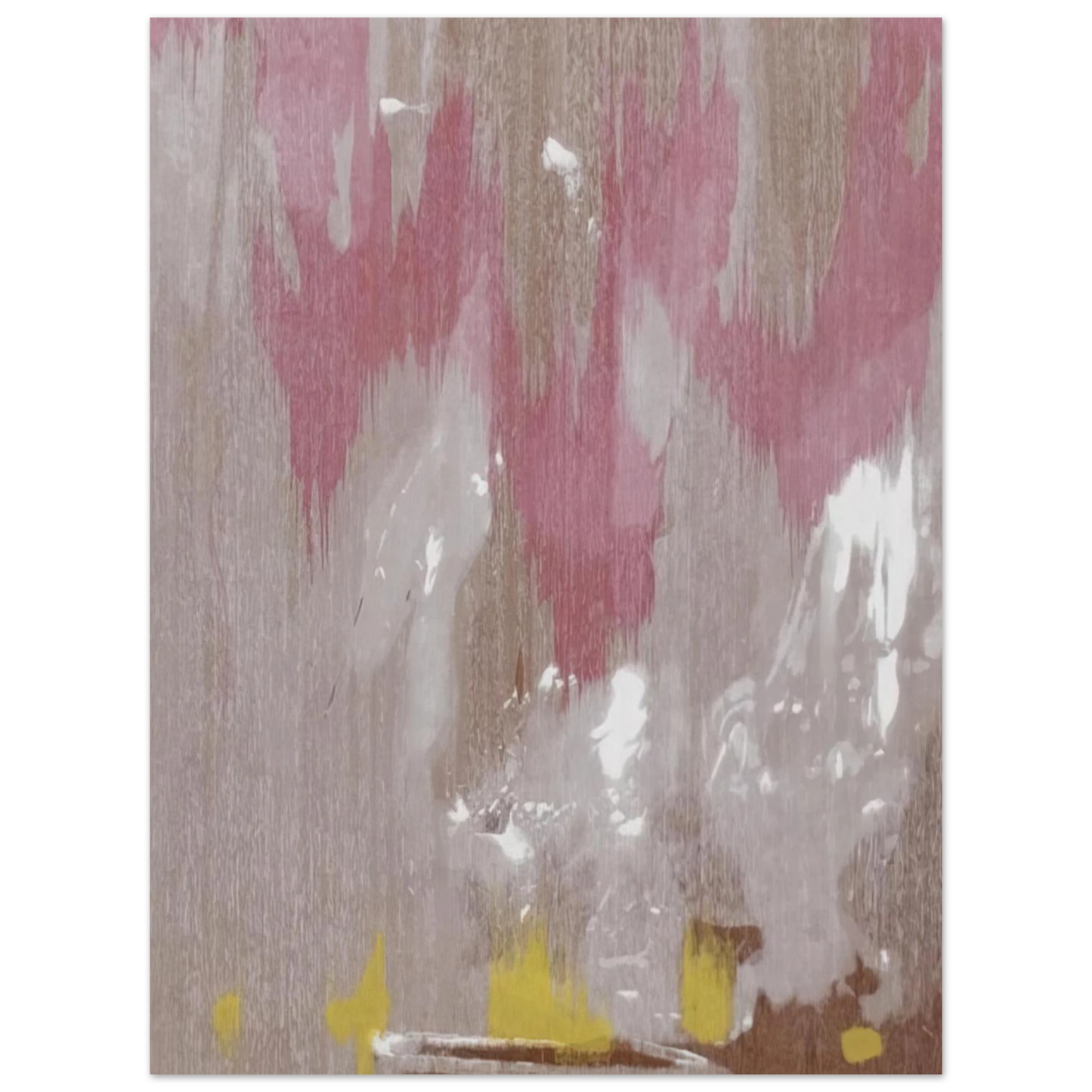 Helen Frankenthaler - Tales of Genji IV - 1998 Wall art - 40x50 cm / 16x20 inches - Premium Wooden Framed Poster With Fine Art Paper-canvas - White frame