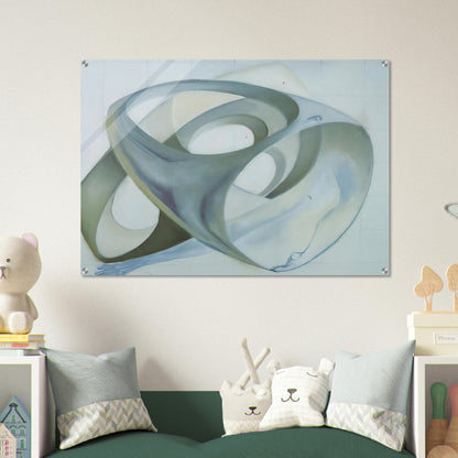 TOPOLOGICAL CONTORTION OF A FEMALE FIGURE - Salvador Dali Acrylic Print - 70x100 cm / 28x40″ inches