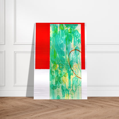 Bluest - Sam Gilliam Brushed Aluminum Print - 70x100 cm / 28x40 inches | Sam Gilliam Aluminum Print | Sam Gilliam Prints